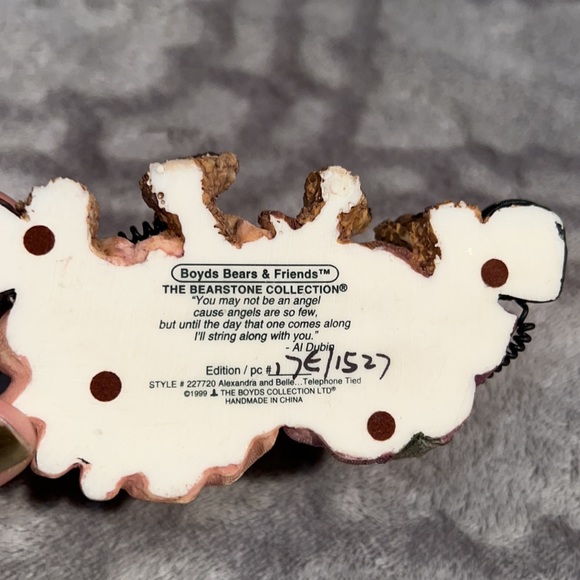 Boyd’s Bears & Friends “The Bearstone Collection” is in perfect condition! NWOT - Picture 5 of 5